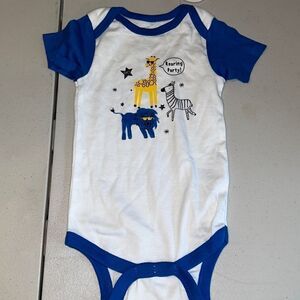Nwt 6-9m roaring party onesie